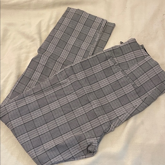 Gray Plaid Pants - Picture 1 of 3